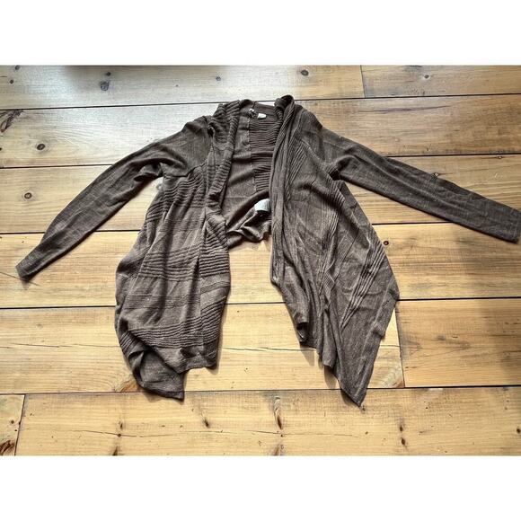 Anthropologie MOTH women's open front cardigan sweater. Sheer. Drapey. XS - Picture 4 of 7